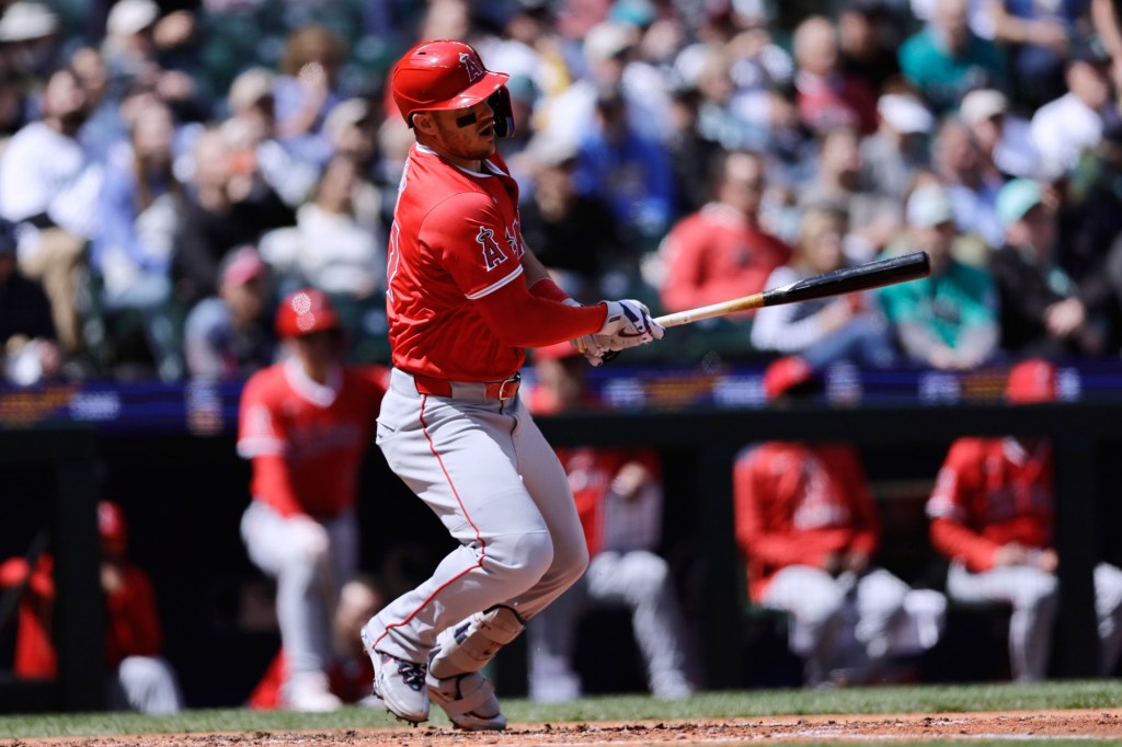 Angels’ Mike Trout sees progress with injured knee – San Bernardino Sun
