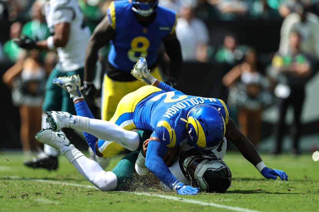 Rams’ Jaylen McCollough embodies violently setting the tone – San Bernardino Sun