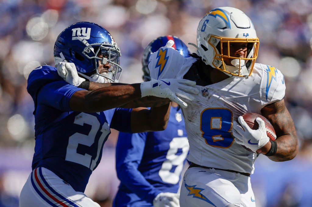 Chargers determined to get RB Omarion Hampton more involved Sunday – San Bernardino Sun