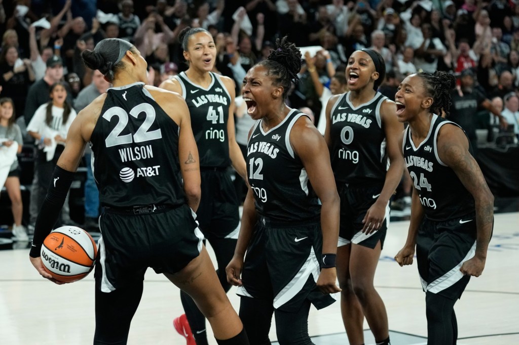 Aces outlast Fever in OT in Game 5, advance to WNBA Finals – San Bernardino Sun