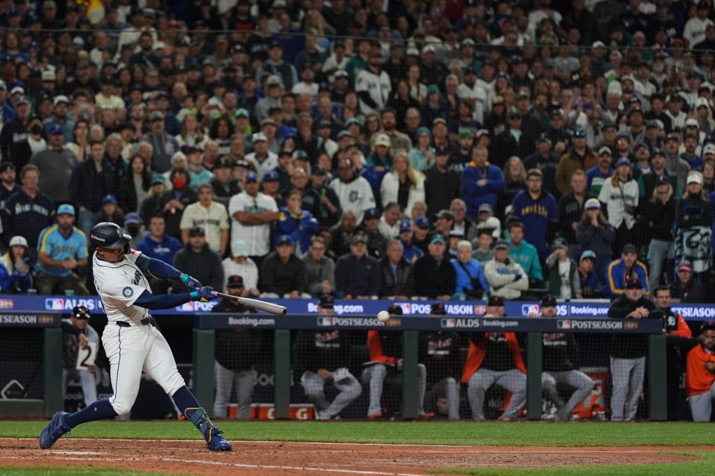 Julio Rodríguez’s double helps Mariners even series against Tigers in Game 2 – San Bernardino Sun