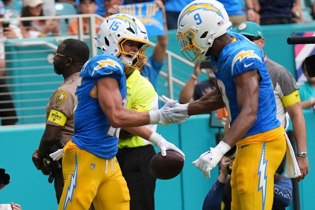 Chargers’ Jim Harbaugh praises Zion Johnson’s hustle in tight win over Dolphins – San Bernardino Sun
