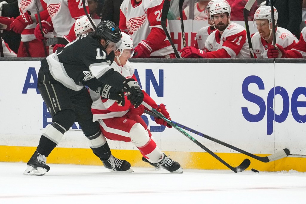 Kings’ home struggles continue with shootout loss to Red Wings – San Bernardino Sun