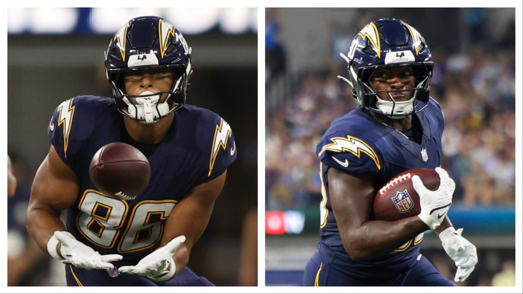 Chargers’ Oronde Gadsden, Kimani Vidal make most of opportunities – San Bernardino Sun
