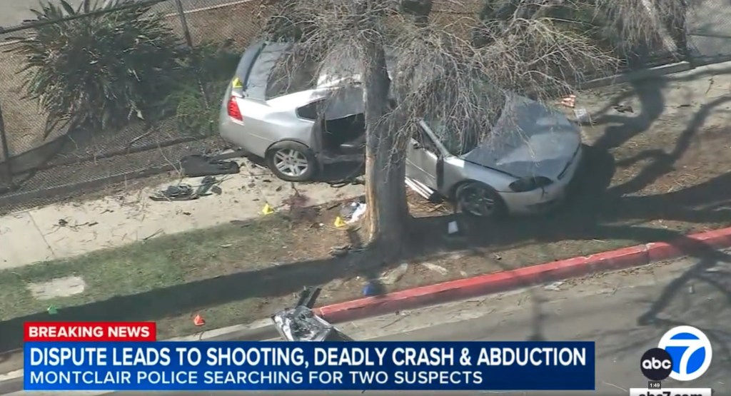 1 dead, another kidnapped after argument leads to shooting and car crash in Montclair – San Bernardino Sun