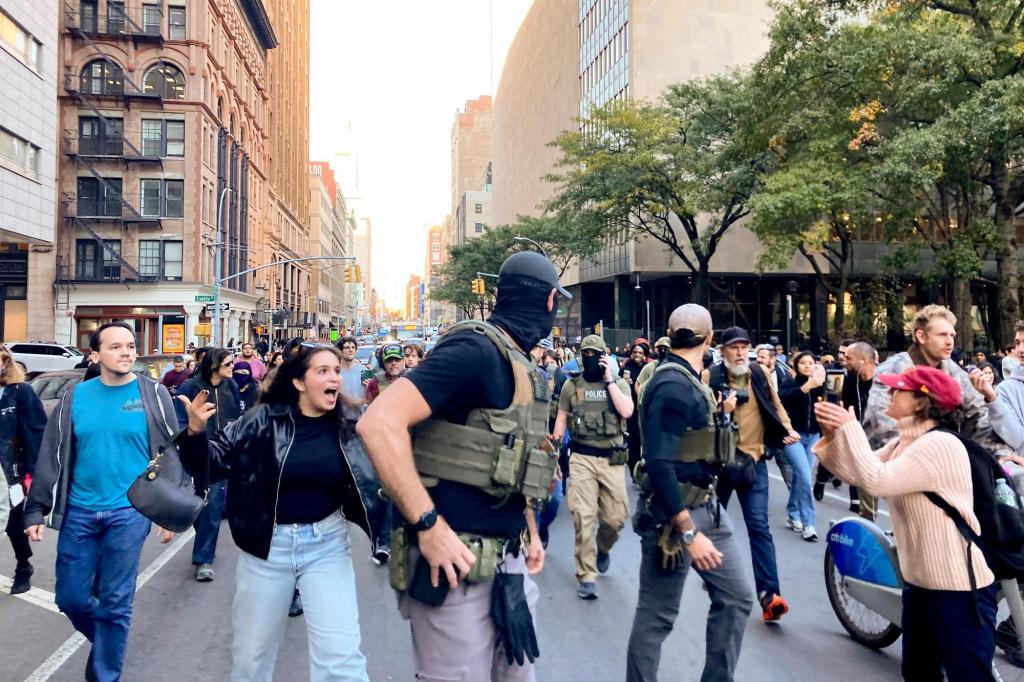 Angry New Yorkers confront immigration enforcement agents on famed Canal Street