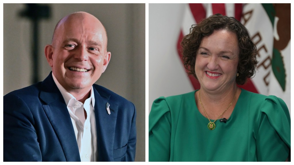 Steve Hilton, Katie Porter lead latest poll in the California governor race – San Bernardino Sun