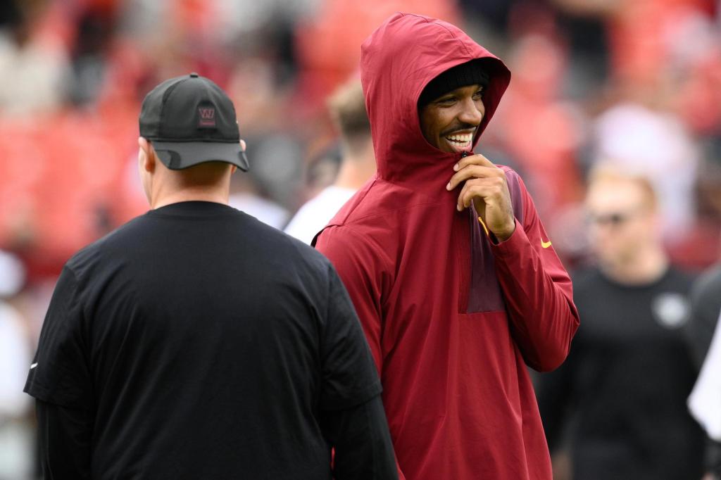 Commanders’ Jayden Daniels returns to practice and says he plans to play against the Chargers – San Bernardino Sun