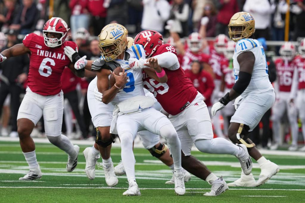 No. 2 Indiana brings UCLA football back to earth in rout – San Bernardino Sun