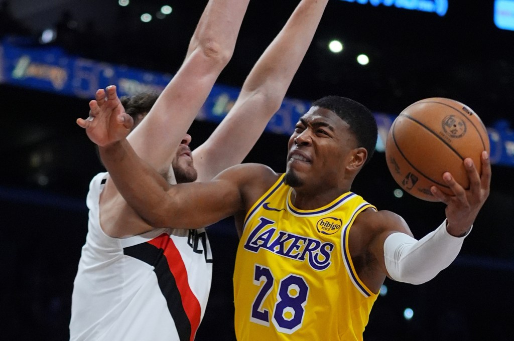 Depleted Lakers fall to Blazers despite Austin Reaves’ 41 points – San Bernardino Sun