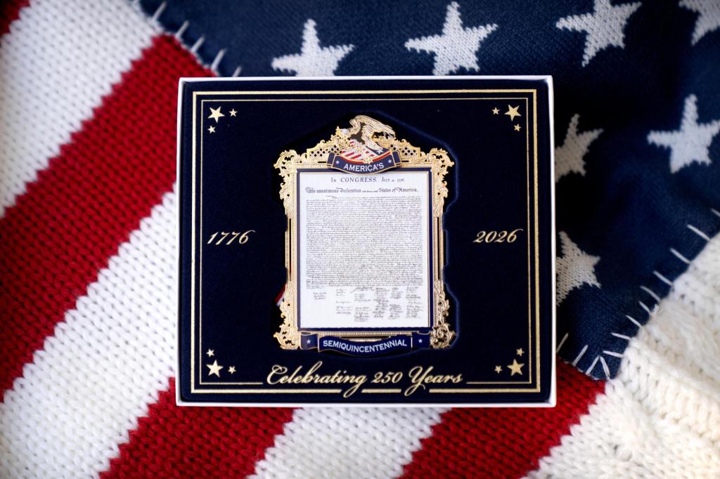 There’s a commemorative ornament for America’s 250th birthday