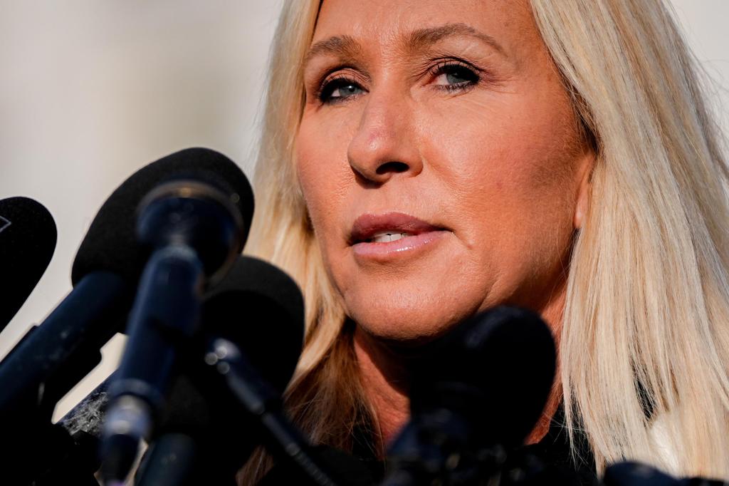 Rep. Marjorie Taylor Greene of Georgia, former Trump loyalist, says she is resigning from Congress – San Bernardino Sun