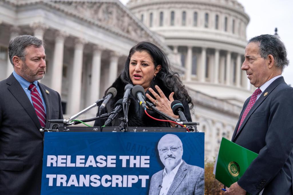 Kashoggi’s widow demands release of transcript with Trump, Saudi crown prince