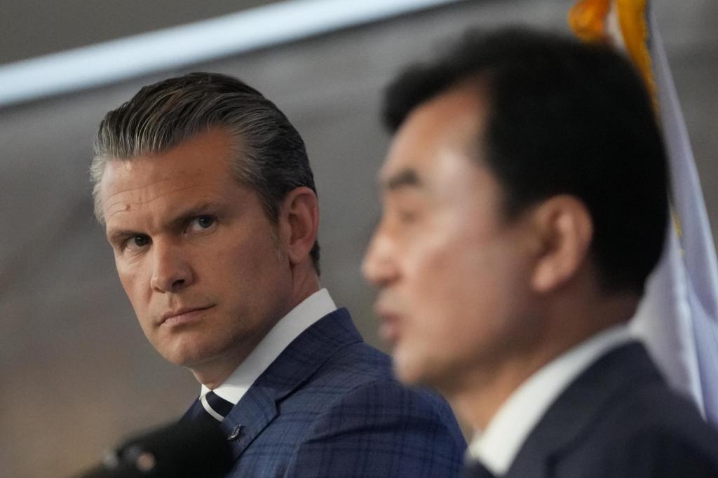 Hegseth praises South Korea’s plans to raise its military spending