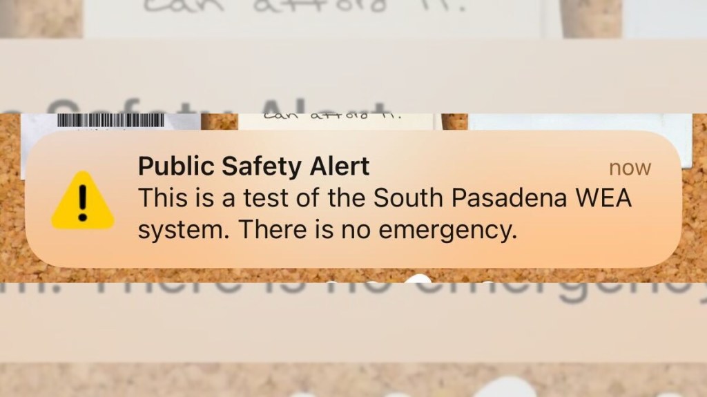 Human error the likely cause of South Pasadena emergency alert inadvertently sent across LA County, city official says – San Bernardino Sun