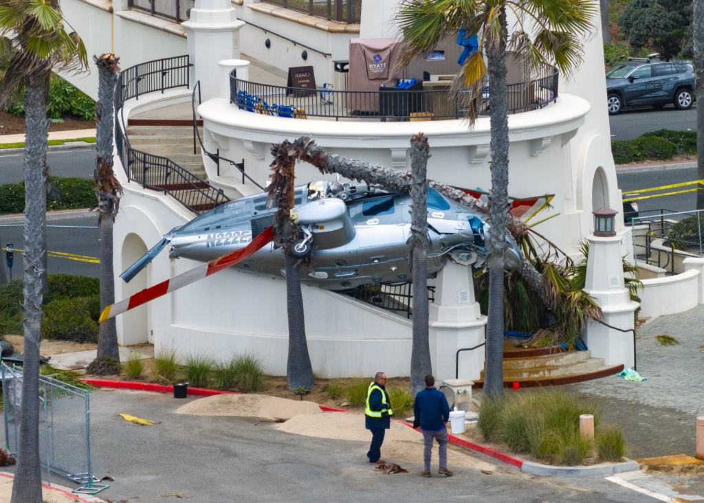 Tail rotor part disconnected prior to Huntington Beach helicopter crash, report says – San Bernardino Sun