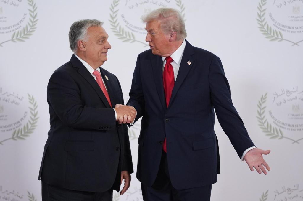 Hungary’s Orbán to seek Trump’s blessing to keep buying Russian oil