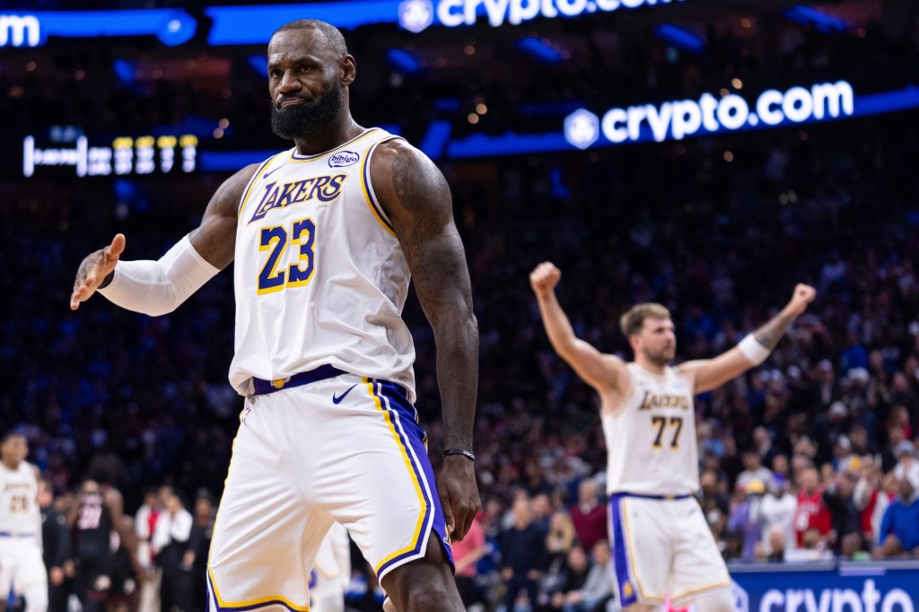 LeBron James’ late heroics help Lakers hold off 76ers – San Bernardino Sun