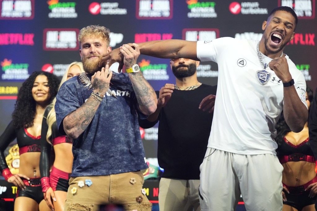 Jake Paul and Anthony Joshua have a lot to lose in Netflix boxing bout – San Bernardino Sun