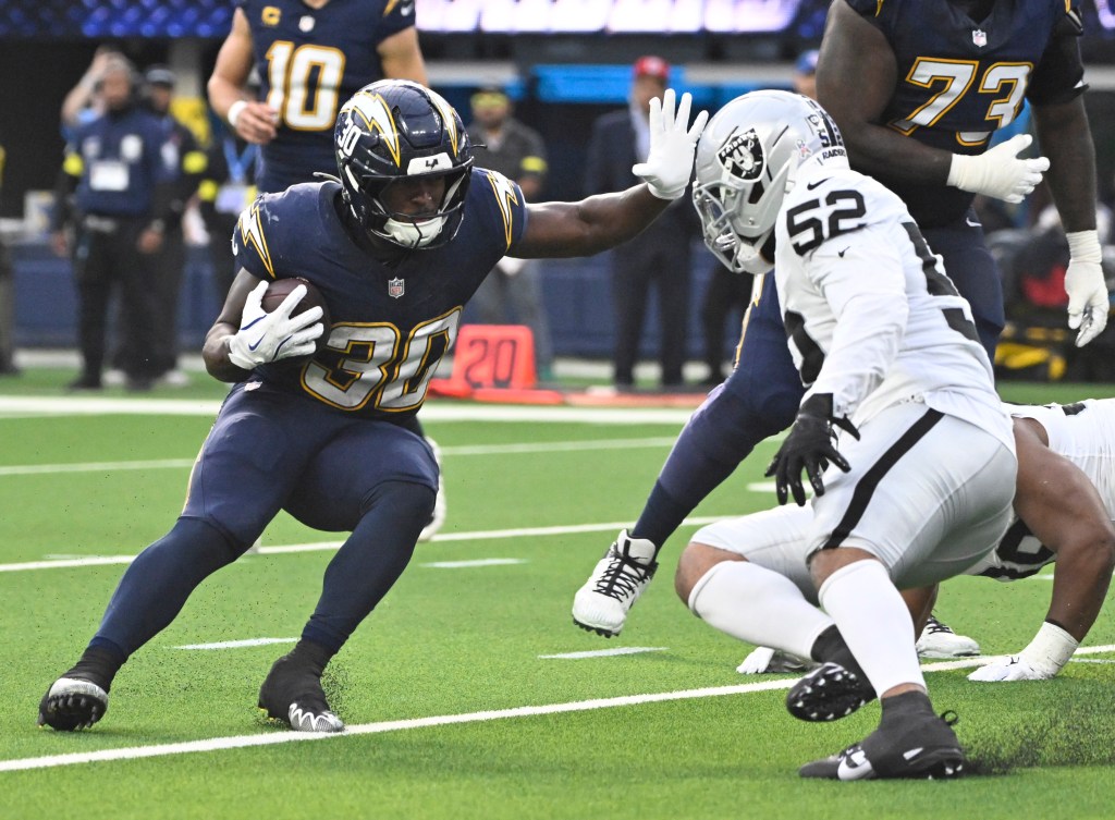 Chargers RB Kimani Vidal continues to make most of opportunity – San Bernardino Sun