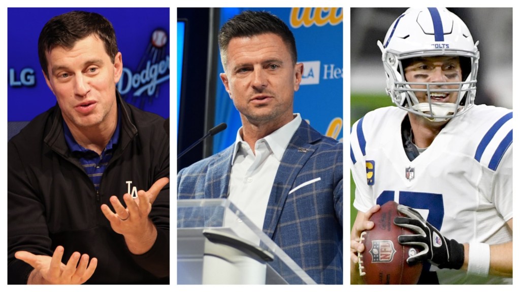 Dodgers as villains, Chesney as hero, and Rivers as grandpa QB